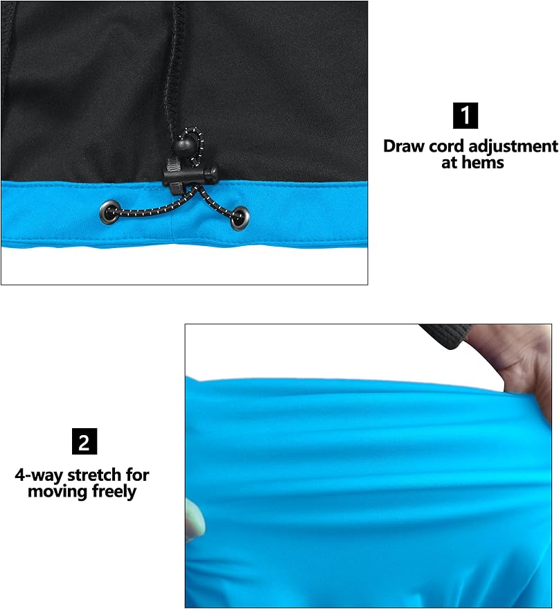 Little Donkey Andy Women's Lightweight Softshell Vest, Windproof Sleeveless Jacket for Running Hiking Travel
