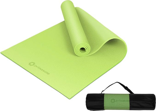 Primasole Yoga Mat with Carry Strap for Yoga Pilates Fitness and Floor Workout at Home and Gym Non-slip 9 colors