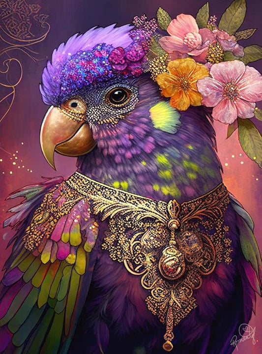 1000 RomantzArt Piece Jigsaw Puzzle for Adults – Queen's Aviary: Regent – Challenging, Hard and Vibrant Gradient Color Puzzle, Gift for Puzzle Lovers, Brain Teaser Home Décor