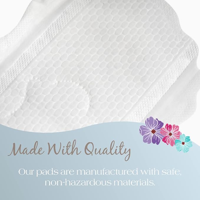Maeves Pads Ultra Thin Feminine Care, Maxi, Sanitary Napkins with Wings for Super, Extra Heavy Flow Pads, Large, Extra Long Overnight Flow Multipack Period Pads for Women - 18 Count