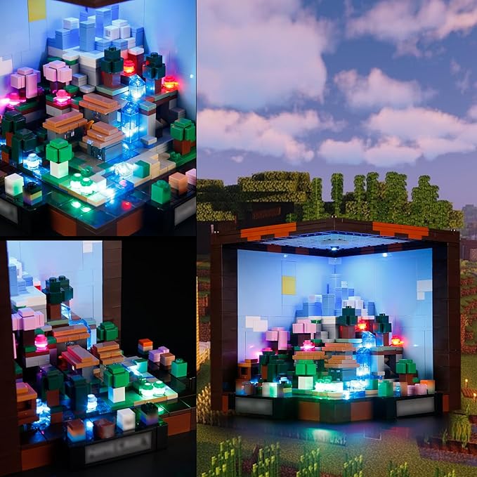 Vaodest Led Light for Lego 21265 The Crafting Table Building Blocks Model,Design and Configuration Compatible with Model 21265(Led Light Only, Not Building Block Kit)
