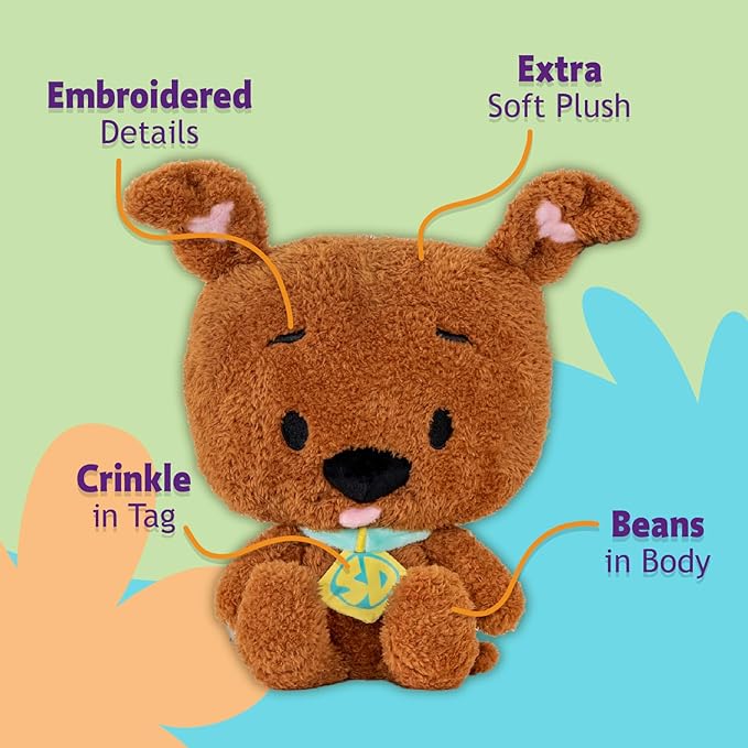 Warner Bros. Scooby-Doo Cuteeze Extra Soft Plush Stuffed Animal Toy for Baby and Toddler Boys and Girls – 12 Inch Size