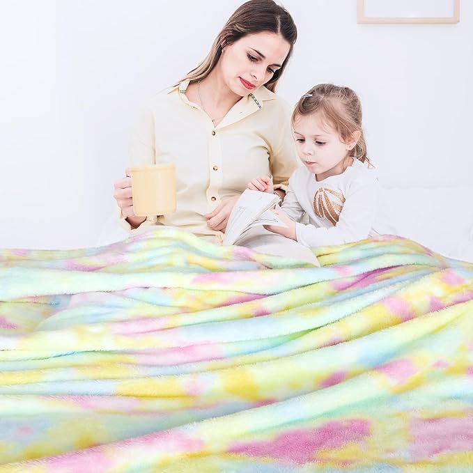 MUGD Soft Blankets Fuzzy Twin Bed Fleece Blanket Kids Warm Throw Blanket for Bed