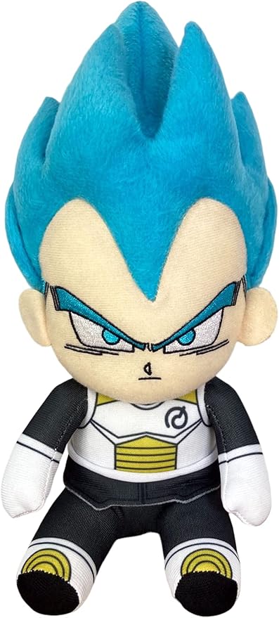 Great Eastern Entertainment Dragon Ball Super- Ss Vegeta 01 Sitting Pose Plush 7" H