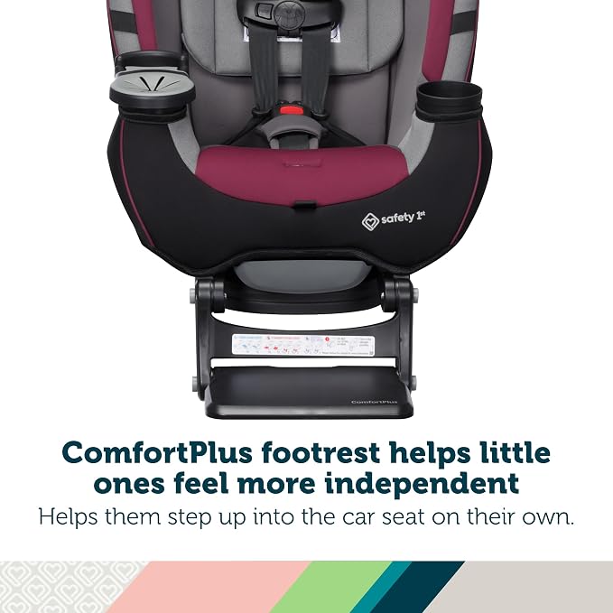 Safety 1st Grow and Go Extend ‘n Ride LX All-in-One Convertible Car Seat, Black Pepper
