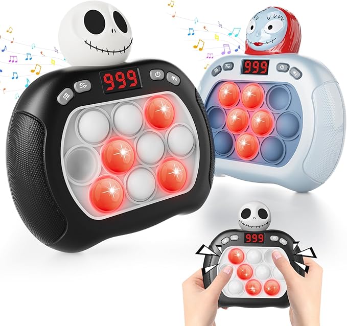 Valentines Pop Game Light Up Fidget Toy,Nightmare Be Christmas Toys for Kids Girls Boys Toddler Adult, for Grandkids Valentines Day Gifts for Kids