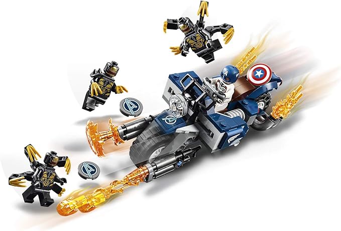 LEGO Marvel Avengers Captain America: Outriders Attack 76123 Building Kit (167 Pieces)