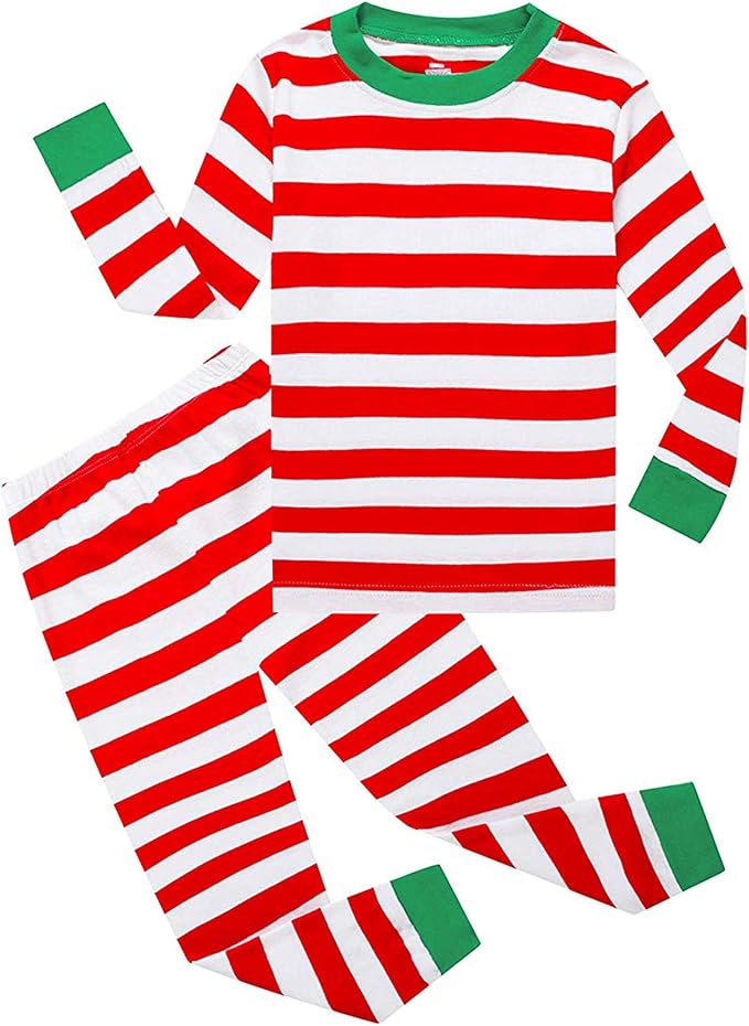 KikizYe Little Big Boys Girls Pajamas Set Kids PJs 100% Cotton Sleepwear