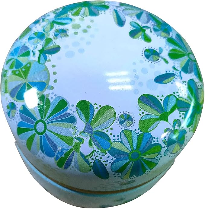 Topwon Powder Case with Powder Puff for Body Powder Container Dusting Powder Case for Baby&Mom (Green)