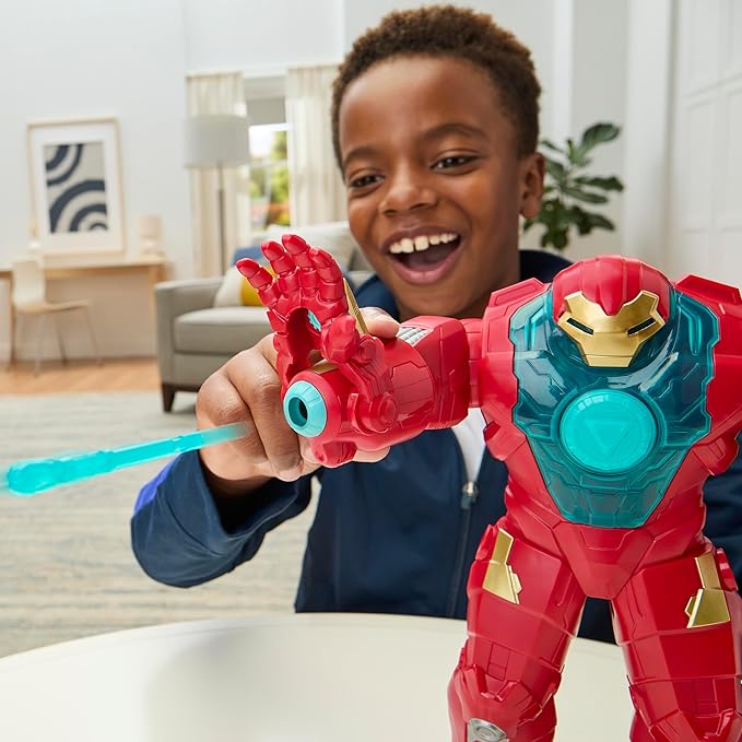 Marvel Avengers VenomVersus Epic World of Action Iron Man & Hulkbuster Armor Figure Set with Accessories, 4-Inch (10 cm) Super Hero Toys, Kids Ages 4+