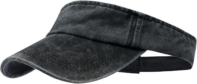 ANDICEQY Sports Sun Visor Hat, Sun Hat Visors for Women and Men for Outdoor | Adjustable Sun Visor Hats, Lightweight & Breathable, Cotton, Ideal for Running, Tennis, Golf, Outdoor Sports and Beach