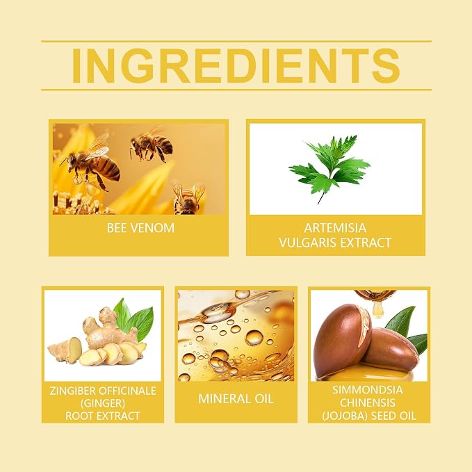 ThermoFirm Bee Venom Oil,Advanced Chest Muscles Bee Venom Oil,Natural Ingredients,Strengthen The Chest Muscles（2Pcs）