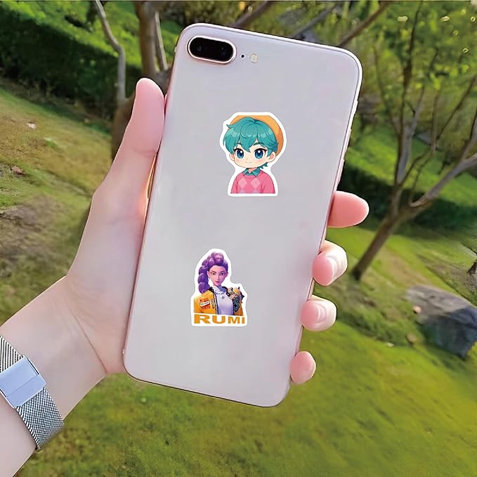 80Pcs Demon Hunters Stickers, Waterproof Vinyl Decals for Laptop, Water Bottle, Skateboard, Phone – Korean Hip Hop Aesthetic Holiday Gift for Fans