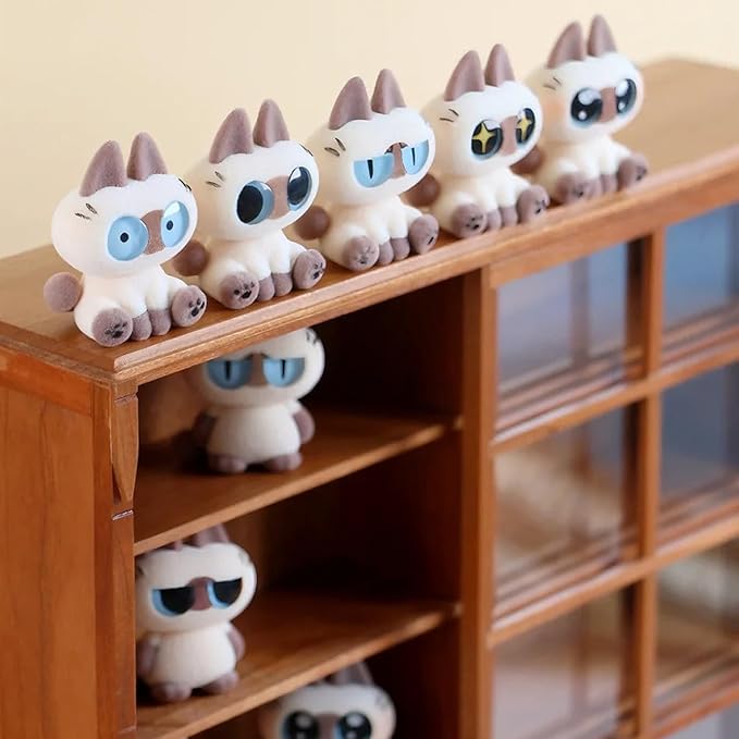 BEEMAI Nobeko Azukisan Mini Bean Series Blind Box 8-Box Set, Contains 24 Figures No Repeat