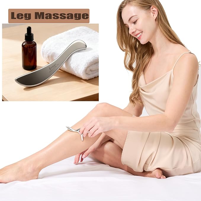BYYDDIY-Women's Facial Lifting and Body Massage Tool, Gua Sha Trigger Point Massage Tool -Thumb Protector,Deep Tissue Massage,Muscle Scraper Tool (s.T)