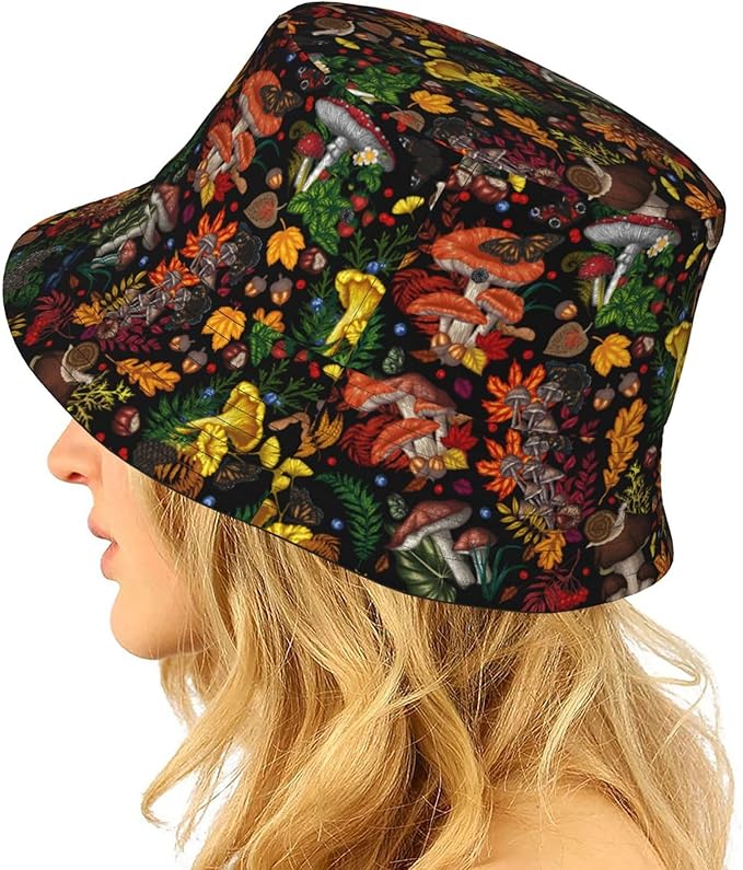 Bucket Hats Fashion Sun Cap Packable Outdoor Fisherman Hat for Women and Men