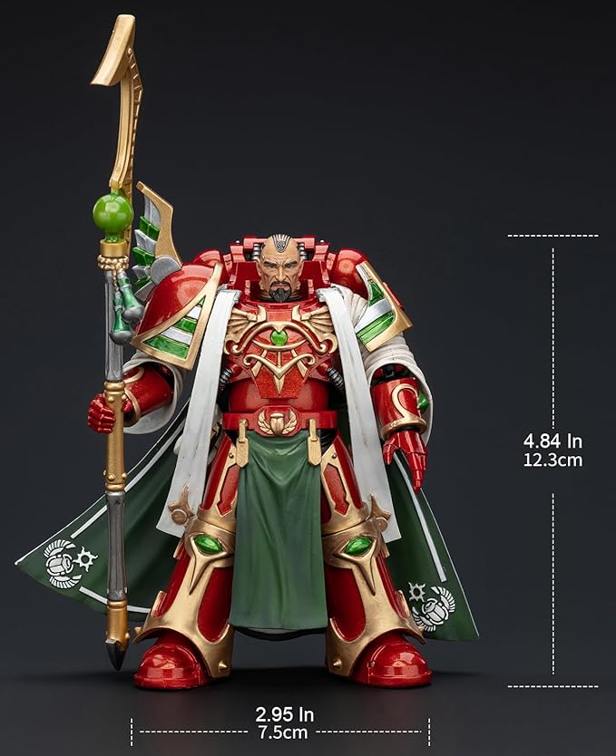 JOYTOY Warhammer 40K 1/18 Action Figures, Thousand Sons Magistus Amon Castor for Collectors & Decor, Ideal Gift for Birthdays, Character Figure -JT5826