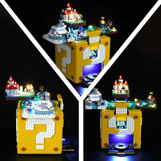 Light Kit for Lego 71395 Question Mark Building Set, Compatible with Lego 71395 Building Blocks Model(Not Include Blocks Set)