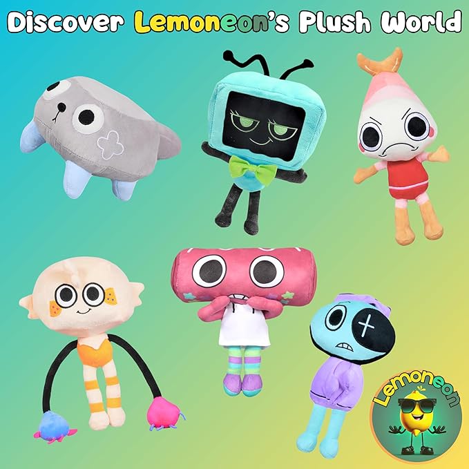 9" Cosmo Plush Stuffed Figure Pillow for Video Game Fans Room Decor with a Sticker Set