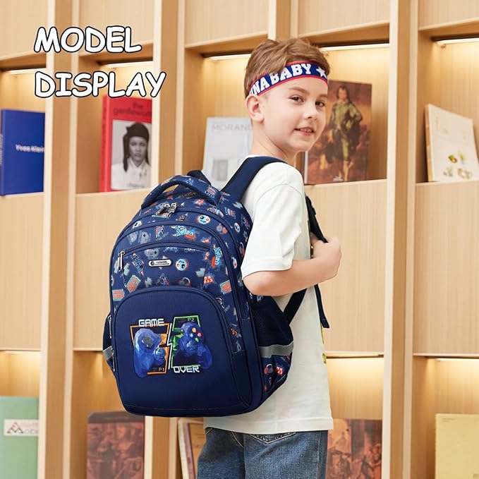 Cusangel Kids school Backpack with lunch bag for Girls,Elementary 6-10years Bookbag nylon large capacity backpack,Daypack