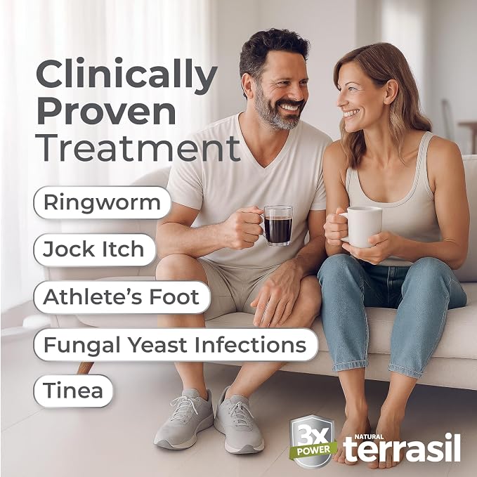 terrasil Clotrimazole Antifungal Cream Maximum Strength Treatment, 1oz | Relief of Fungal Yeast Infection, Athletes Foot, Jock Itch, Ringworm, Men & Women, Anti Fungal Treatment for Skin and Feet