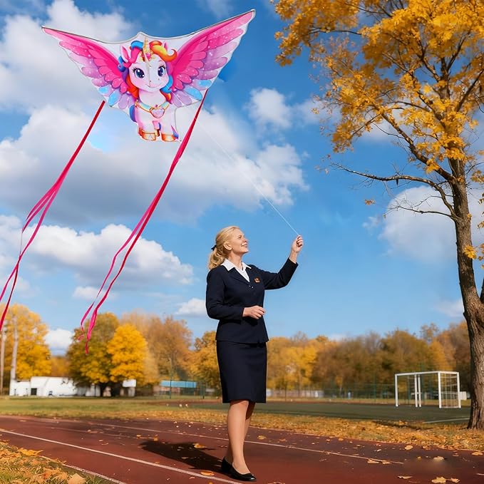 Butterfly Kites for Kids & Adults, Easy to Fly Design with Long Tail for Stability, for Kids Ages 4-8 & Beginners, Beach & Park Use | Family Outdoor Fun