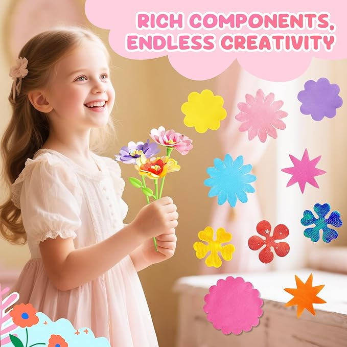 Vinkp DIY Flower Bouquets Accessories Set, Flower Making Kit Accessories