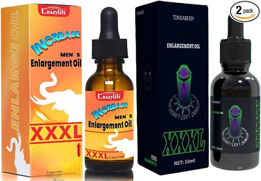 2pcs XXXL Man Extra Power Strength Massage Essential Oil 0.68 FL OZ (F395-F201)
