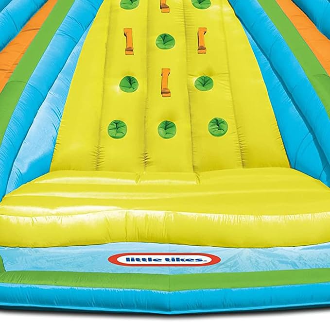 Little Tikes Rocky Mountain River Race Inflatable Slide Bouncer, 161" L x 169" W x 103" H/Weight: 50.00 lbs., Multicolor
