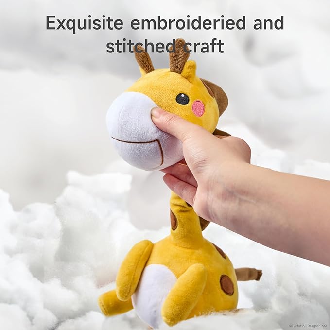 TUMAMA Dancing Talking Giraffe Toys, Mimicking Twisting Electronic Soft Plush Giraffe Toy with Record & Repeating What You Say, Singing Interactive Baby Toy for Toddler Boys Girls Gifts