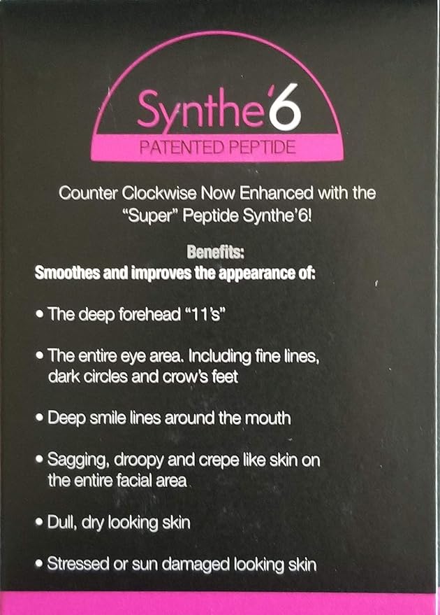 AminoGenesis Counter Clockwise 5 oz Dark Circle and Wrinkle Eye Cream, Day and Night Firming Eye Treatment, Eye Contour For Sensitive, Puffy Eyes and Eye Bags