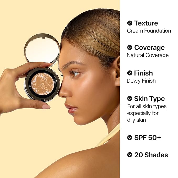 [Vegan] AGE20'S Signature Essence Pact | Pack of 1 | 29C COOL CARAMEL | Korean Cushion Foundation | Cream Foundation, Dewy & Glow Finish, Natural Coverage, SPF 50+