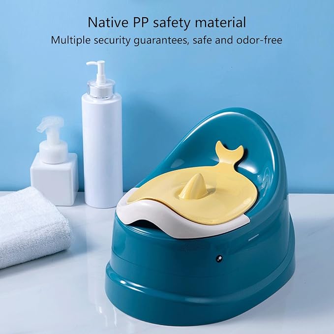 Portable Potty with Split Design & Lid for Toddler Travel Training Toilet Seat Chair for Gilrs Chair with Lid & Removable Container for Girls Seat for Toilet Nonslip