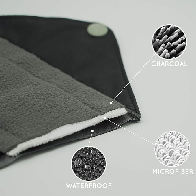 Reusable Sanitary Pads with Discreet Pouch | Mix Pack | Cloth Menstrual Pads | Reusable Feminine Pads | Cloth Panty Liners | Washable Pads Menstrual | Zero Waste Reusable Period Pads | Bambaw