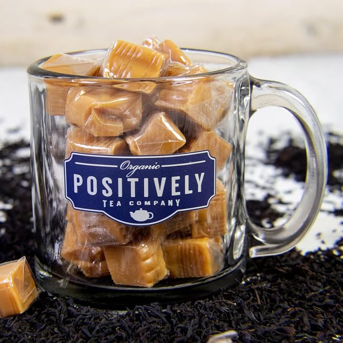 Organic Positively Tea Company, Caramel Black Tea, Loose Leaf, 16 Ounce
