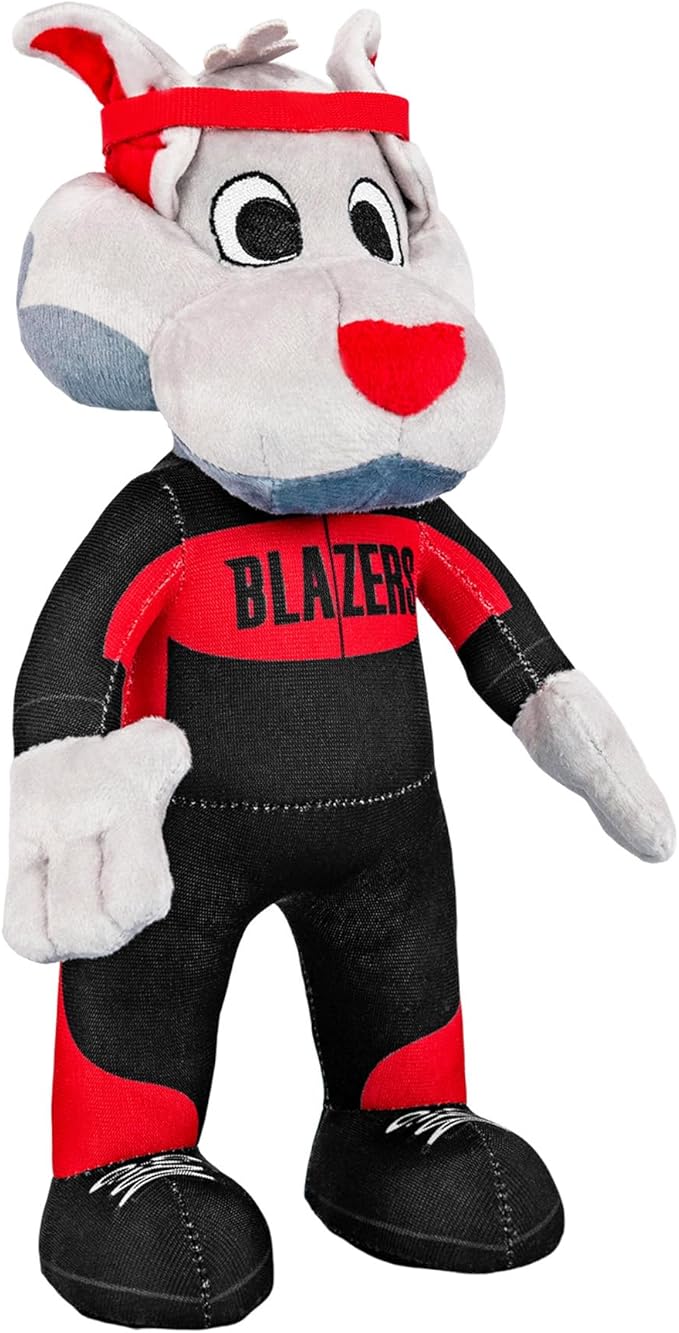 Bleacher Creatures Portland Trailblazers Blaze 10” Plush NBA Plush Figure (2025) - A Mascot for Play or Display