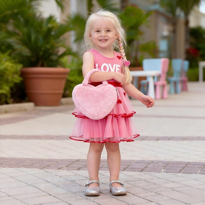 Gloveleya Kids HandBag Soft Toddler Purse for Little Girls