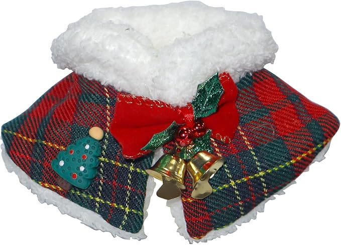 17cm Doll Clothes 2-Piece Set – Christmas Skirt Outfit with Cape & Hat for 1:6 Scale Dolls | Festive Holiday Fashion Dress Set (No Doll Included)