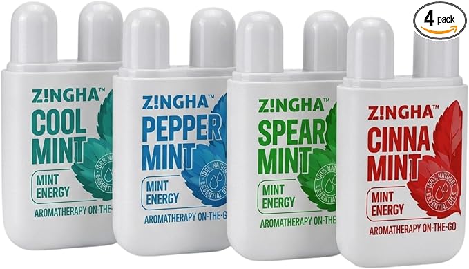 Z!NGHA Nasal Stick – Instant Clear Breathing & Sinus Relief | Strong Aromatherapy Inhaler with Natural Essential Oils | Portable Mood Boost & Mental Clarity Reset