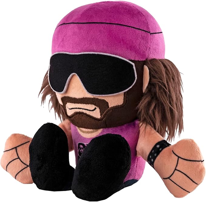 Bleacher Creatures WWE Macho Man Randy Savage 8" Kuricha Sitting Plush- Soft Chibi Inspired Toy