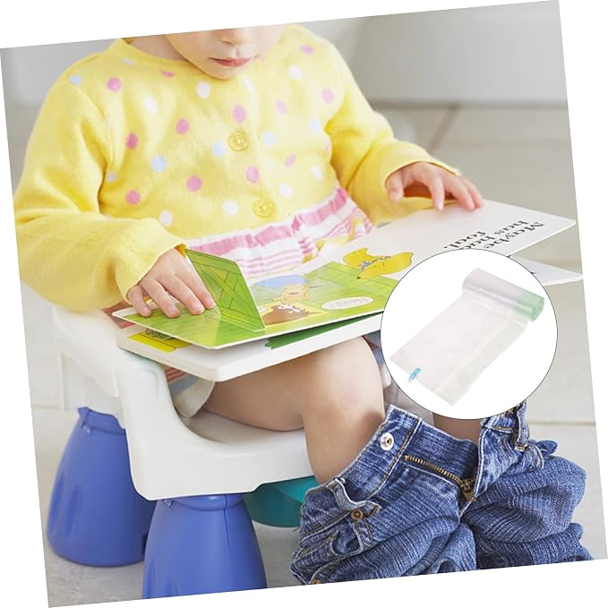 FOMIYES 5rolls Portable Potty and Girls Urinal Bag for Boys Camping Travel Disposable Cleaning