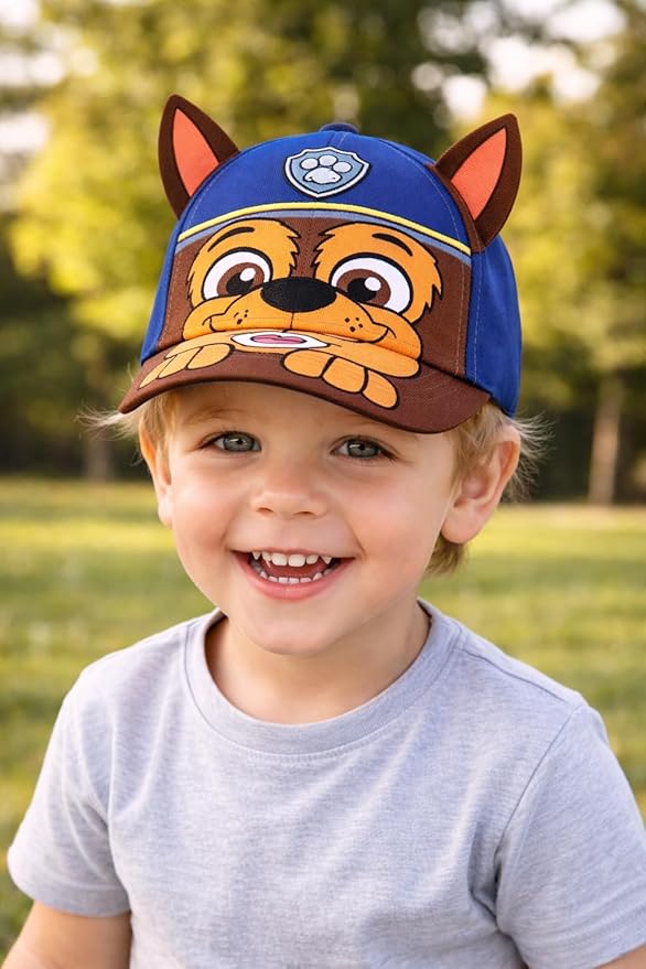 Nickelodeon Boys Baseball Cap, Paw Patrol Marshall Adjustable Toddler Hat, Ages 2-4 Or Boy Hats for Kids Ages 4-7