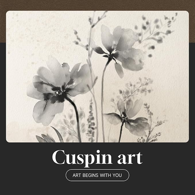 Framed Vintage Floral Botanical Wall Art for Bathroom, 4 Piece 8x10 In | Rustic modern farmhouse wall decor, Waterproof canvas prints, Neutral flower pictures, Kitchen bedroom hallway home decor