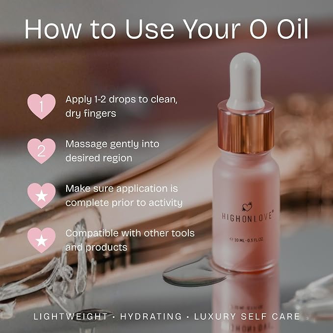 Mini O Oil (10 ml) | Feminine Care Lightweight Oil - All Natural, Gentle Formula for Dryness Relief - Restore Moisture & Boost Circulation