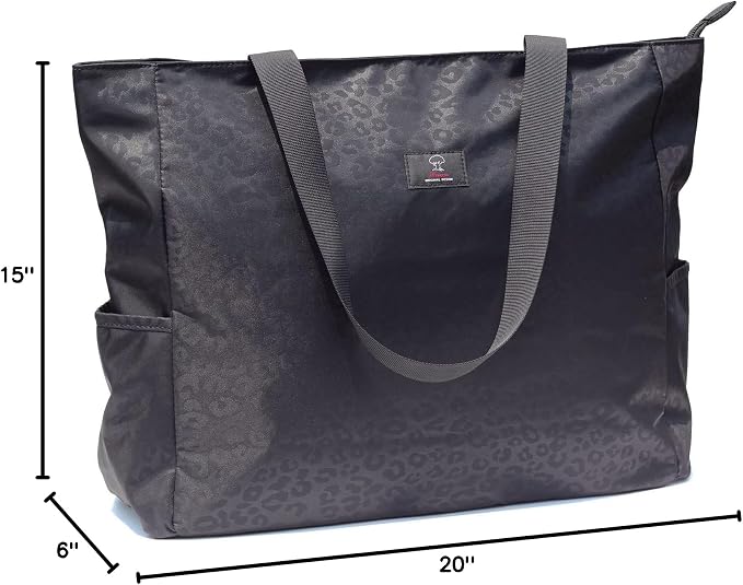 ESVAN LARGE BEACH BAG Water Resistant Lightweight 20 inch Women Oversize Tote Bag for Gym Beach Travel Pool Yoga Nurse