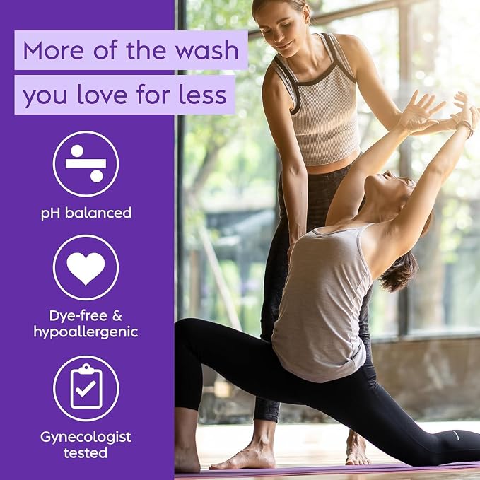 Vagisil Feminine Wash for Intimate Area Hygiene, Odor Block & pH Balance Scented Washes, Gynecologist Tested, Hypoallergenic, Includes Two 16.9 oz Pump Bottles