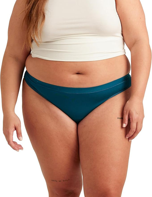 saalt Comfort Modal Thong Period Underwear - Light Absorbency - Keeps You Dry from All Leaks