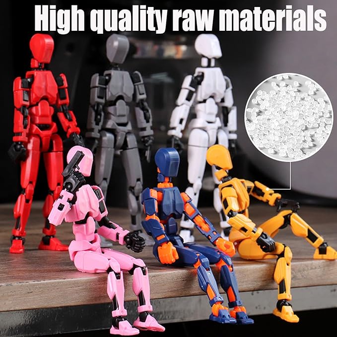 2025 New Titan 13 Action Figure Set,T-13 Robot Action Figure 3d Printed Multi-Jointed Movable,Robot 13 Action Figures,Decorations for Action Figures - Assembly Completed (Assembly Completed-9PCS)