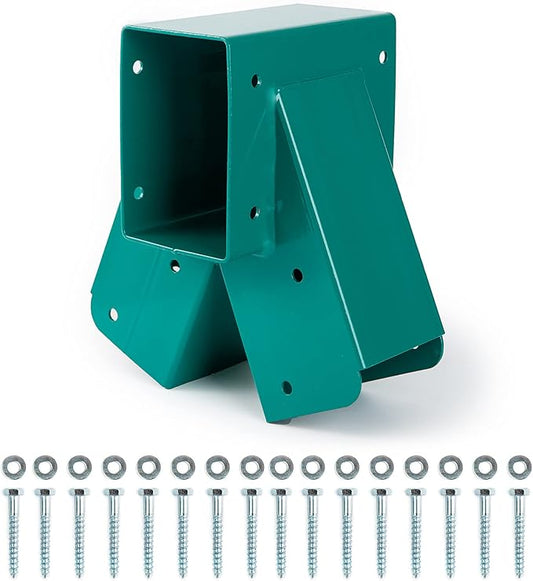 A-Frame Swing Set Middle Bracket, DIY Wooden Swing Hardware Bracket, Playground Equipment Parts, Green