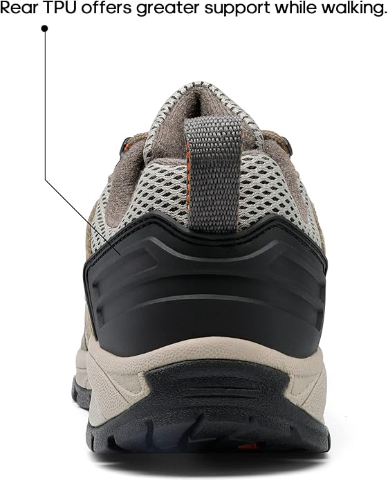 NORTIV 8 Women's Lightweight Hiking Shoes | Breathable Walking Sneakers Slip-Resistant For Outdoor Work Travel Daily Wear Wander